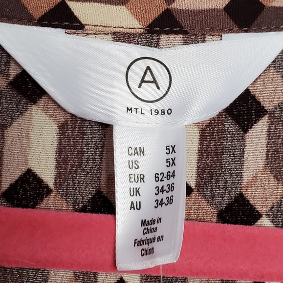 Buttoned dress blouse from Addition Elle, NWT - Picture 4 of 6